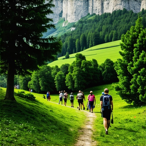 Eco-tourism in Vlašić Mountain Scenic view of Vlašić mountain showcasing eco-tourism activities and natural beauty.