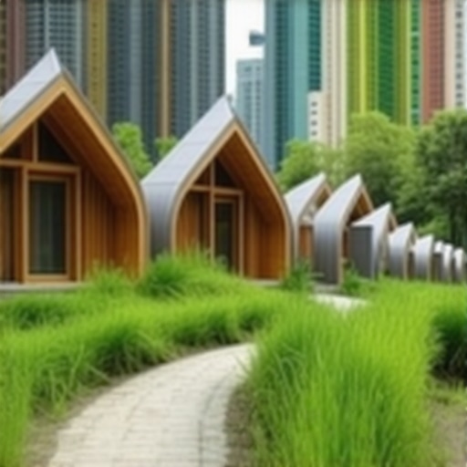 Future of Rural Tourism Concept art of innovative rural tourism with smart technology and eco-friendly features