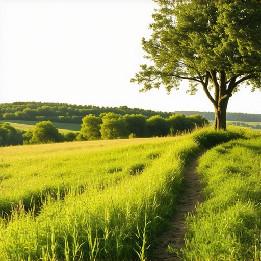 Concept art of future rural tourism blending tradition and modern technology in Croatia