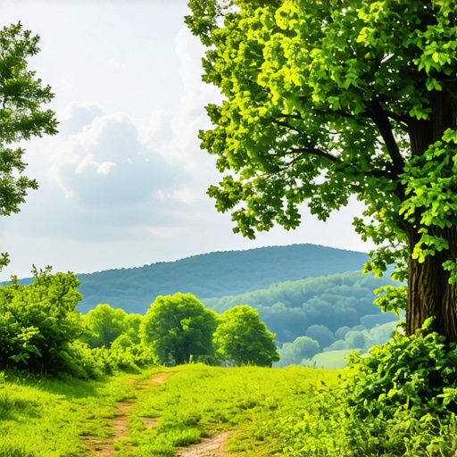 Natural Beauty of Štavna for Active Tourism Panoramic view of lush forests and trails in Štavna showcasing outdoor activities