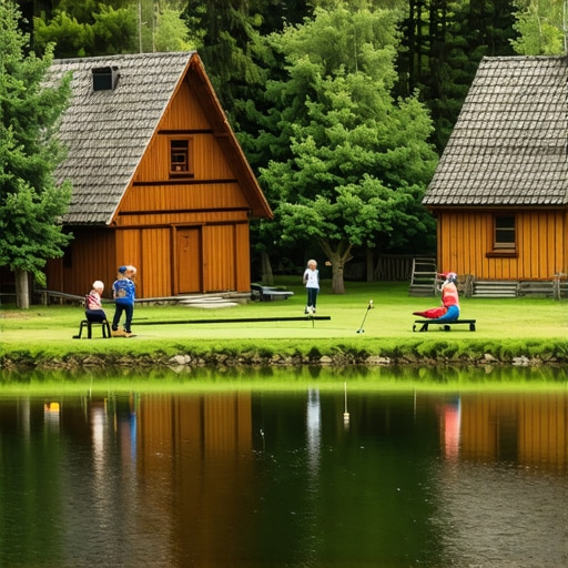 Relax u Eko Village Raj u Raju Konjic: Drvene kuće, ribolov i mini golf od €65