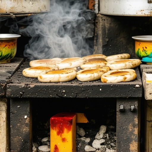 Traditional Serbian peka being prepared underground at Ethno village Zornića kuća