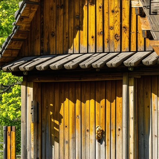 A scenic view of a traditional Bosnian wooden house in the countryside, highlighting rural tourism