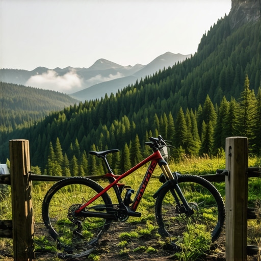 Planinski bicikl na Tari ispred šume