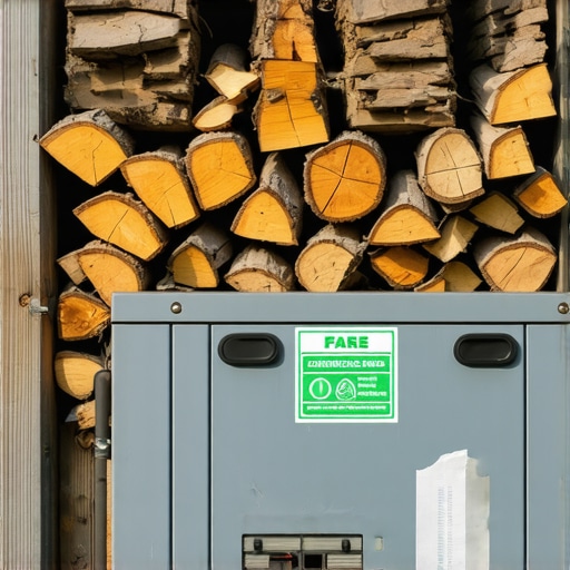 Skrivena realnost eko-sertifikata u Srbiji Dizel generator sakriven iza drva u eko selu u Srbiji