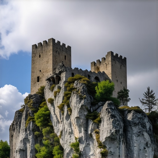 Soko Grad Fortress 2026 View The ruins of Soko Grad fortress on a cliff near Sokobanja