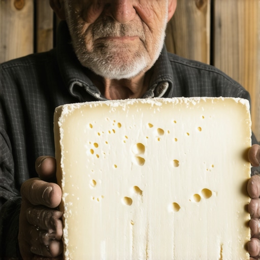 Domaći sir bez hemije na starom drvenom stolu