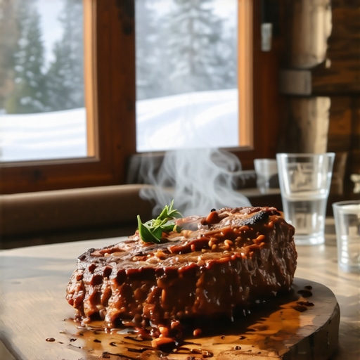 Tradicionalna kafana na Kopaoniku Unutrašnjost autentične planinske kafane sa domaćom hranom na Kopaoniku