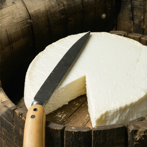 Domaći srpski sir bez aditiva u drvenoj kaci na planini