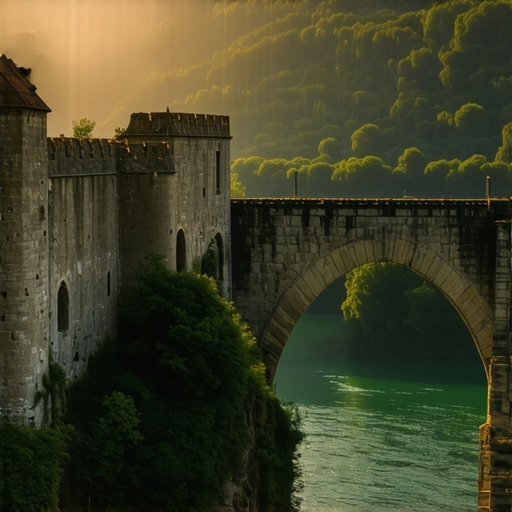 Ruševine srednjovekovne tvrđave Pavlovina iznad Drine u Višegradu