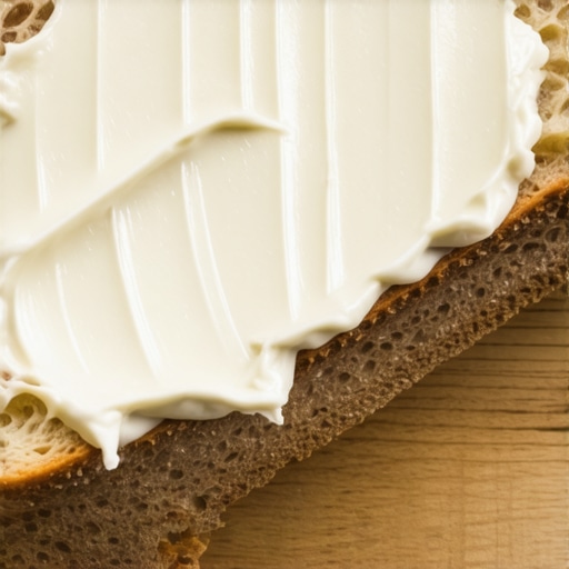 Pravi domaći kajmak sa vidljivim slojevima na hlebu