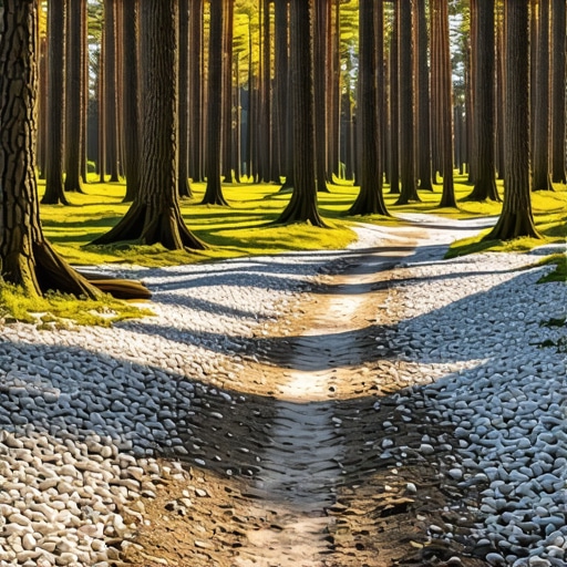 Šumska staza od krečnjaka u Sremčici idealna za šetnju po kiši