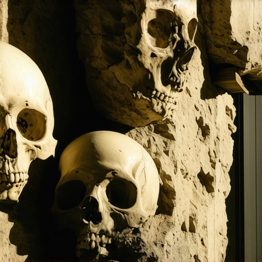 Cele Kula Nis detalj lobanja Zid Cele kule u Nisu sa lobanjama srpskih ustanika iz 1809. godine