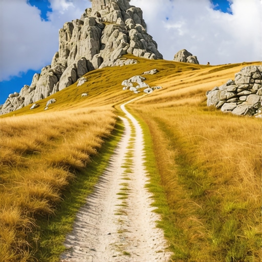 Staza ka vrhu Cigote na Zlatiboru bez zgrada