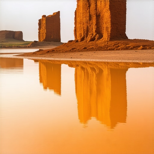 Djavolja Varos mineralni izvori i crvena zemlja Mineralni izvori u podnožju Djavolje Varosi sa crvenim sedimentom i kamenim kulama u pozadini