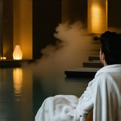 Unutrašnjost modernog spa centra sa bazenom i saunom u Srbiji