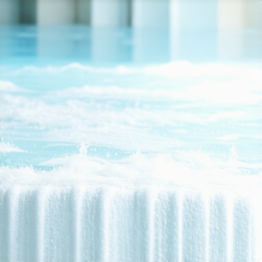 Unutrašnji bazen sa parom i mirnom vodom u modernom spa hotelu