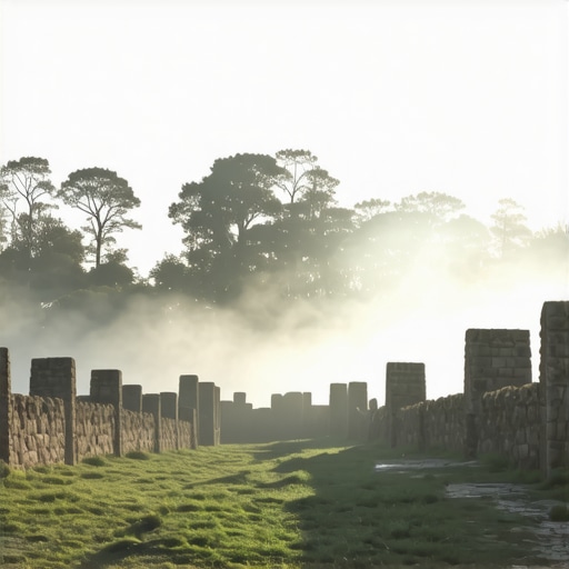 Stari manastir na Fruškoj gori prekriven maglom u rano jutro bez turista.