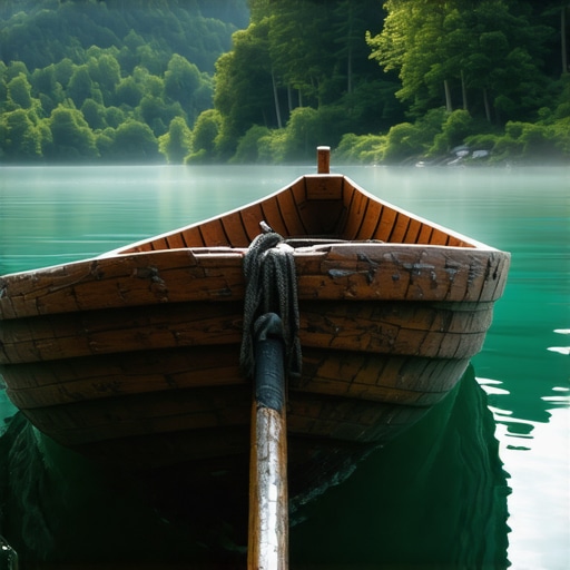 Najam čamca na Drini 2026 realni uslovi Drveni čamac na reci Drini u maglovito jutro