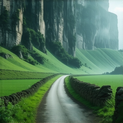 Put kroz kanjon Ibra Raška oblast 2026 Put kroz kanjon Ibra u Raškoj oblasti sa stenama i maglom