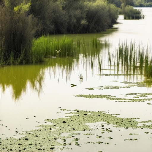 Mutna voda i blato na meandrima Dunava kod Ritopeka