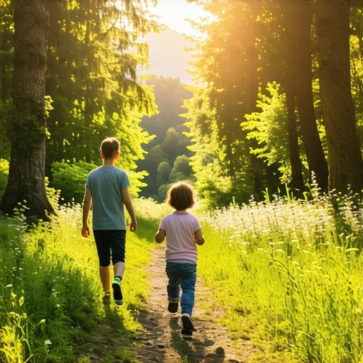 Porodica sa decom šeta pitomom stazom na planini Rudnik u Srbiji