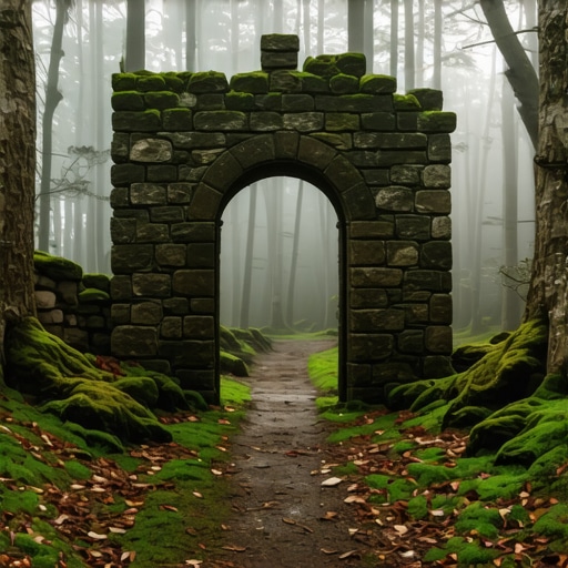 Autentičan prikaz manastira Đipša u gustoj šumi Fruške gore bez turista