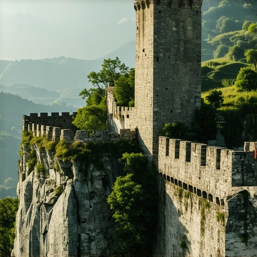 Soko Grad Tvrđava Sokobanja 2026 Pogled na zidine Soko Grada iznad klisure reke Moravice u Sokobanji