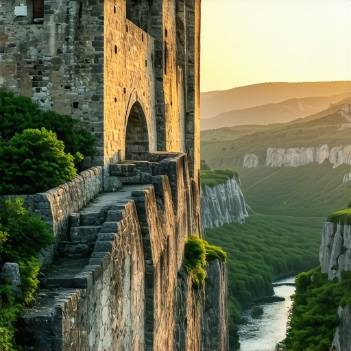 Pogled na zidine srednjovekovnog Soko Grada u Sokobanji