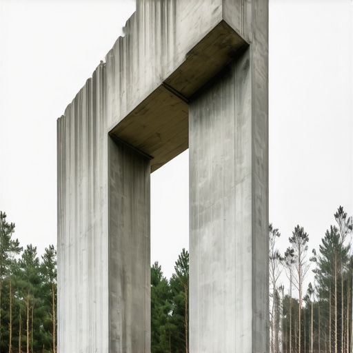 Betonski spomenik na vrhu planine Kosmaj okružen šumom