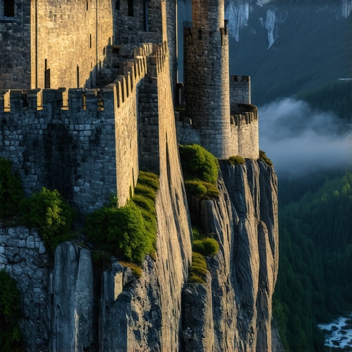 Pogled na tvrđavu Soko Grad u Sokobanji sa litice