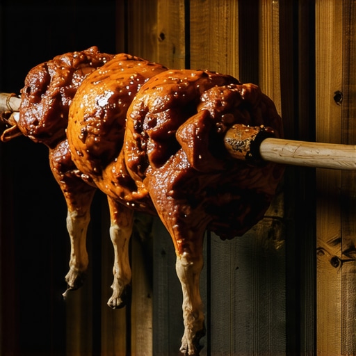 Tradicionalna jagnjetina u Mačkatu Pečena jagnjetina na ražnju u selu Mačkat na Zlatiboru