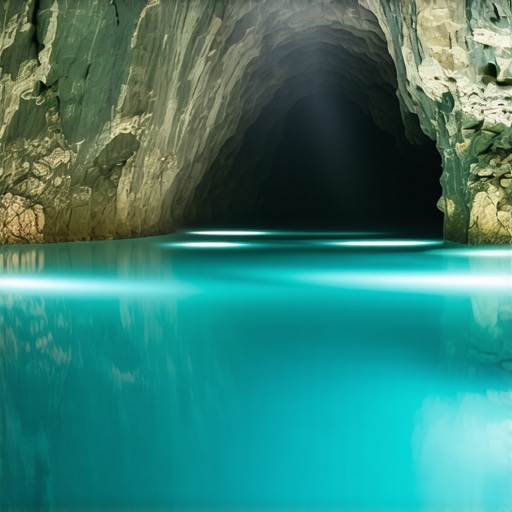 Unutrašnjost Stopićeve pećine i bigrene kade Spektakularne bigrene kade ispunjene vodom u Stopićevoj pećini