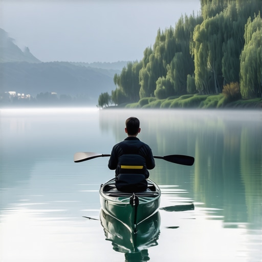 Kajak na Bovanskom jezeru bez gužve u ranim jutarnjim satima