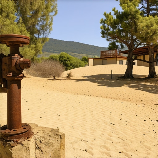 Voda u pustinji Banata Stara pumpa za vodu u selu pored Deliblatske peščare