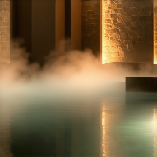 Unutrašnjost modernog spa centra u Vrnjačkoj Banji sa bazenima i parom