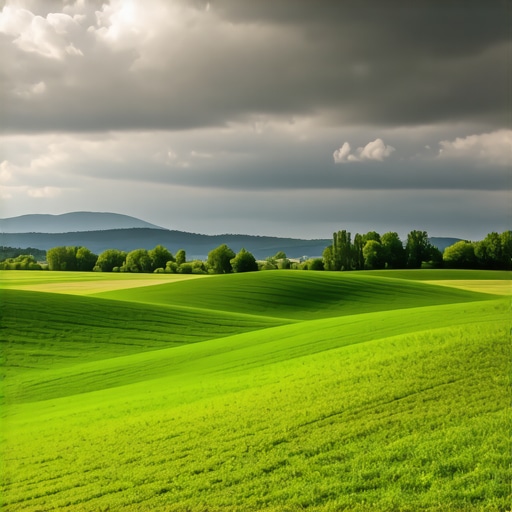 Zagajička brda panorama rute 2026 Pogled na zelena Zagajička brda u Deliblatskoj peščari bez vetra