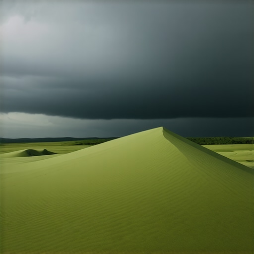 Pogled na prirodne dine Zagajičkih brda u Srbiji bez turista