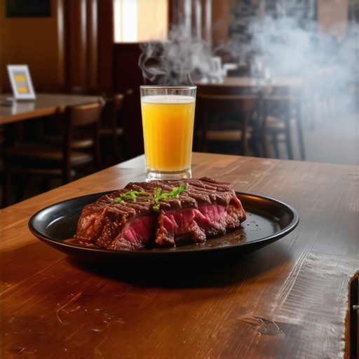 Unutrašnjost stare niške kafane sa mesom i rakijom na stolu