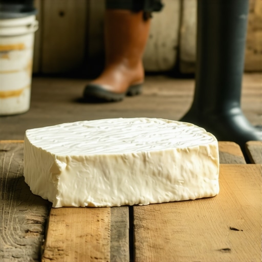 Krupni kadar domaćeg kozjeg sira na farmi kod Beograda