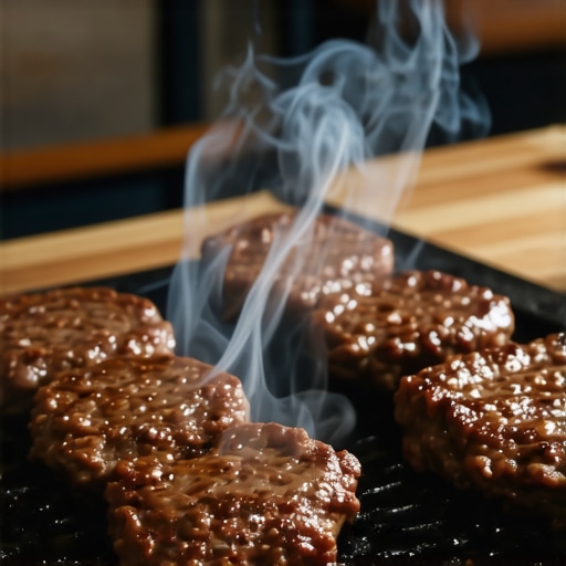 Sočna pljeskavica na roštilju u lokalnoj niškoj kafani