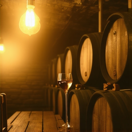 Autentični vinski podrum u Irigu Stari vinski podrum sa drvenim buradima i prašnjavim ambijentom u Irigu.