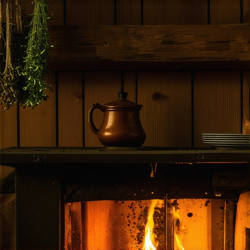 Šporet Smederevac u staroj brvnari na Zlatiboru