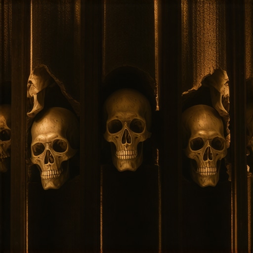 Ćele kula Niš unutrašnjost 2026 Unutrašnjost Ćele kule u Nišu sa lobanjama ugrađenim u zid