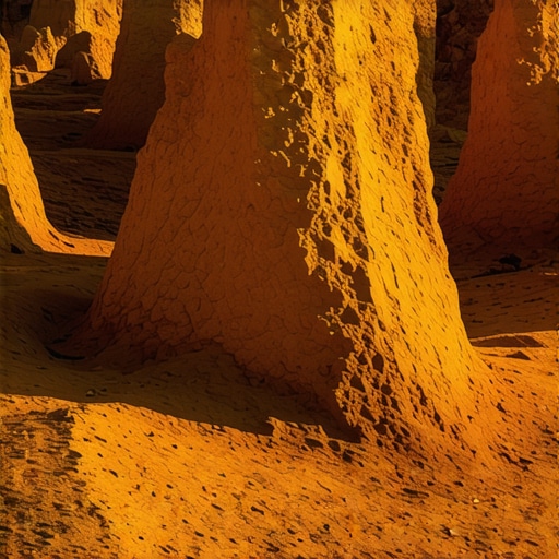 Zemljane piramide Đavolja Varoš pod jutarnjim suncem bez turista