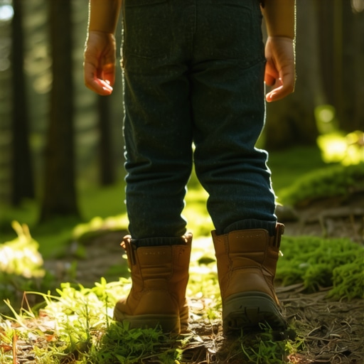 Dete hoda po mahovini i tresetu na planini Tari