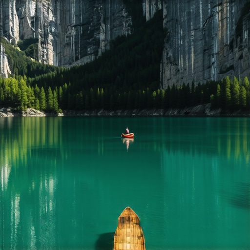 Kristalno čista voda kanjona Perućac van turističkih zona Tirkizno jezero Perućac u kanjonu sa strmim liticama i kristalno čistom vodom