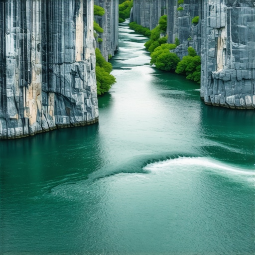 Spektakularni pogled na meandre reke Uvac sa vidikovca Molitva u rano jutro