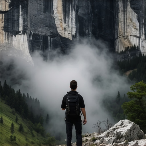 Pogled na planinske vrhove Divčibara prekrivene gustom maglom i borovom šumom