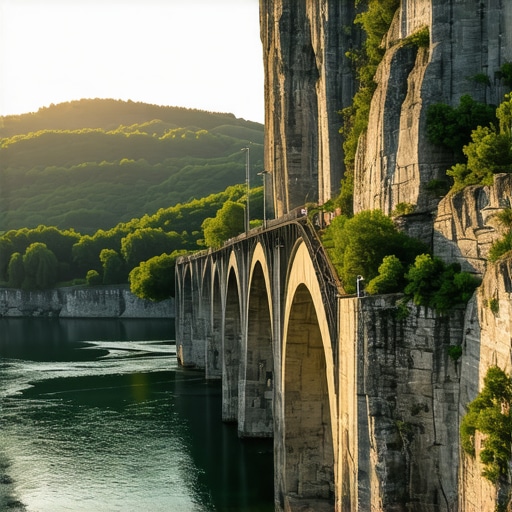 Vidikovac Butkove stijene Višegrad pogled na ćupriju